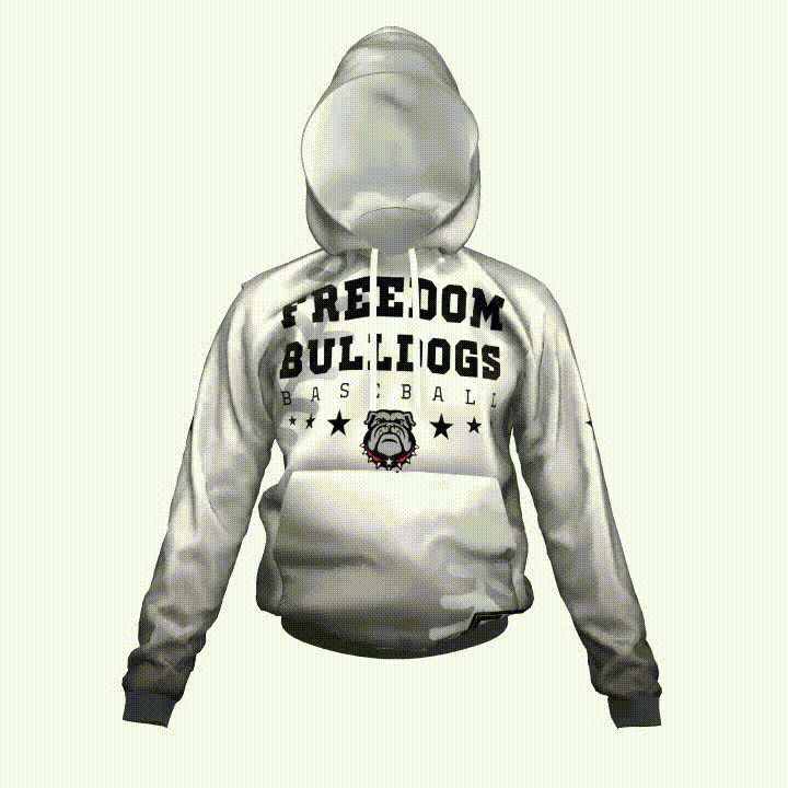 Freedom Baseball Stitches Dri Fit Performance Hoodie