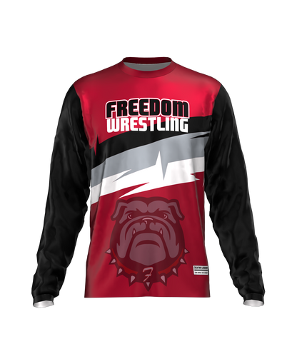 Freedom Youth Wrestling Dri Fit Performance Long Sleeve