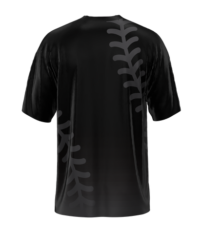 Freedom Baseball Stitches Dri Fit Performance T Shirt