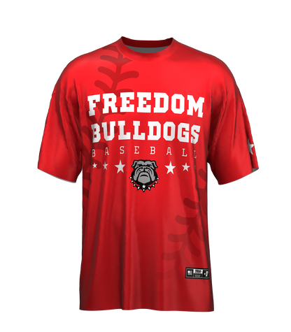 Freedom Baseball Stitches Dri Fit Performance T Shirt