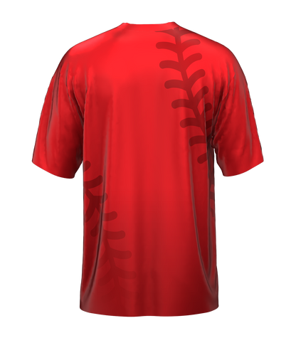 Freedom Baseball Stitches Dri Fit Performance T Shirt