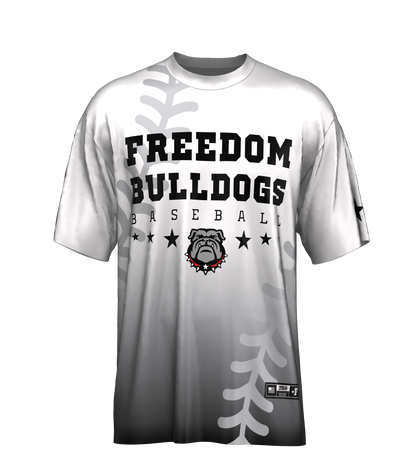 Freedom Baseball Stitches Dri Fit Performance T Shirt