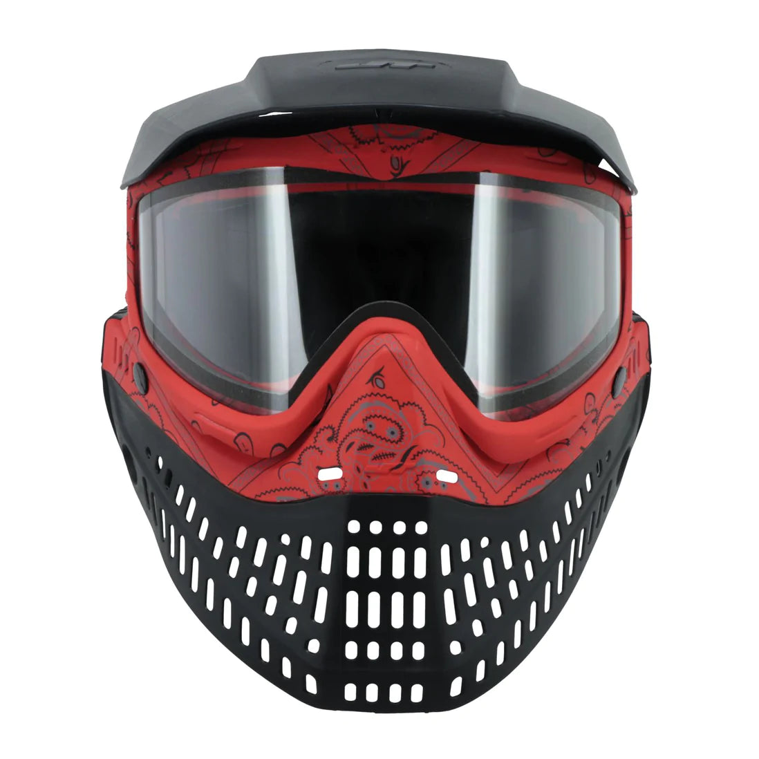 custom red bandana motorcycle helmet JT Bandana Series Proflex SE Paintball Mask